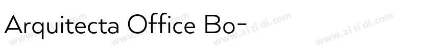 Arquitecta Office Bo字体转换